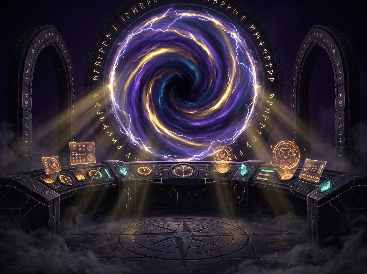 Enter the portal and trade